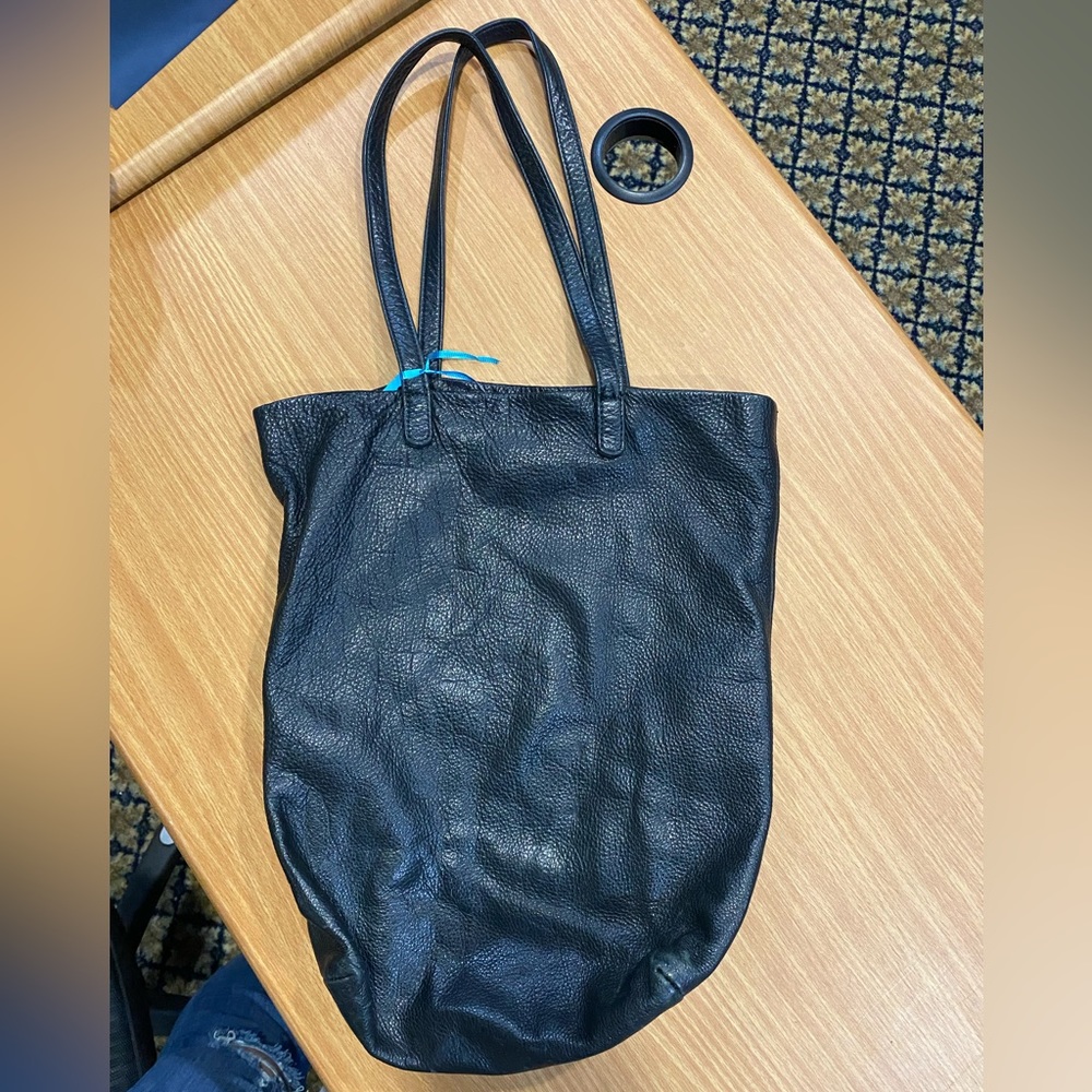 Baggu genuine leather extra long bag